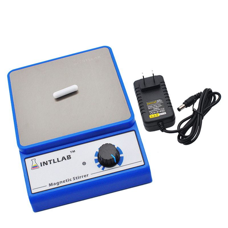 Agitateur magnétique numérique pour laboratoire, mélangeur de travail, appareil d'arrête magnétique, 18x13x4,5 cm