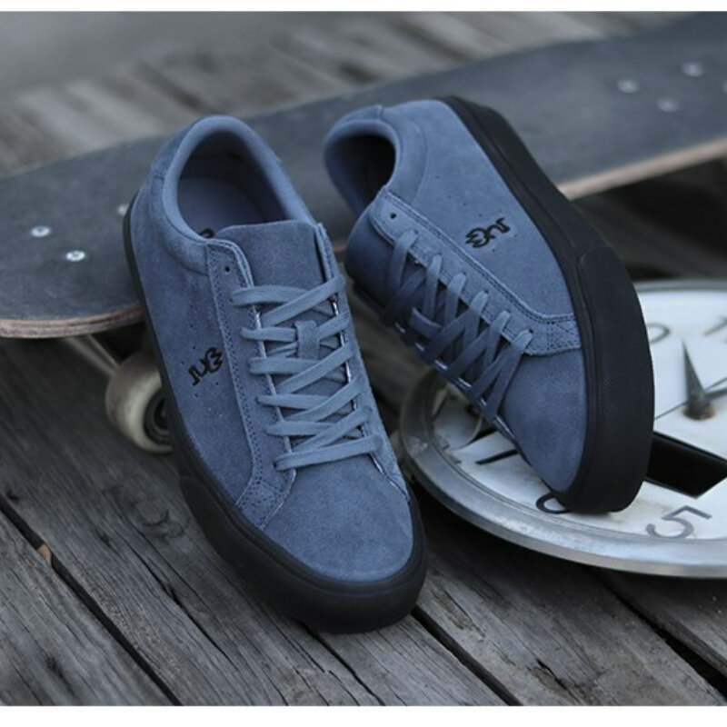 Joiints Designer scarpe da Skate per skateboard Unisex in pelle scamosciata blu scarpe da ginnastica suola in gomma Sport a piedi scarpe Casual