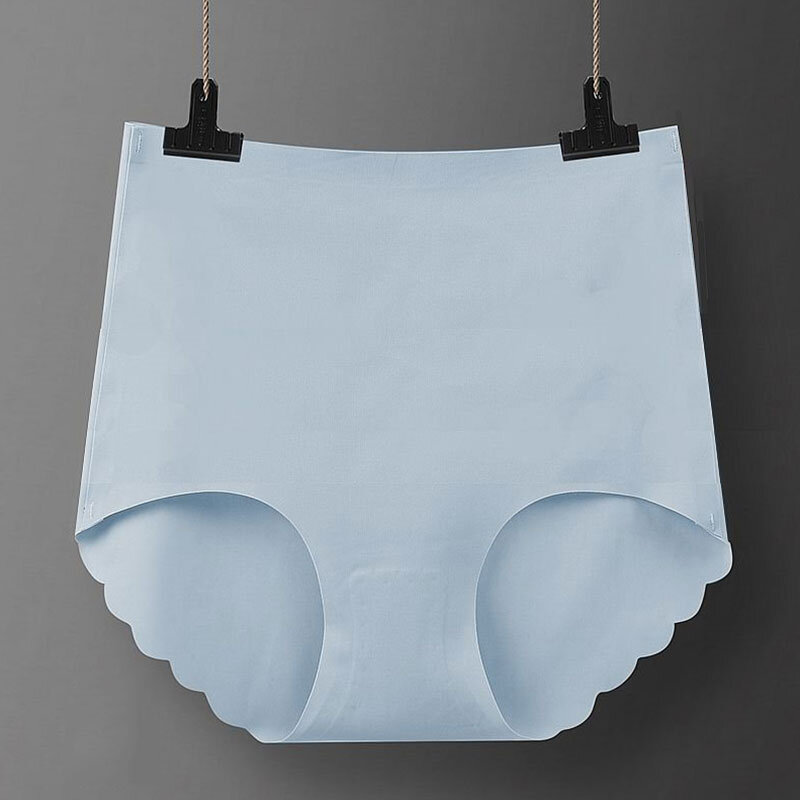 Panties Lingerie Women's Underwear Intimates Female Briefs Comfort Breathable Solid Color Seamless High Waist Undwear