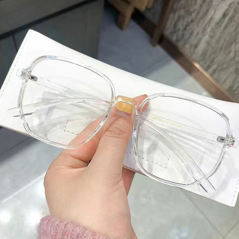 PC Oversized Anti Blue Light Computer Eyewear Frame Suitable For All Face Types Anti Harmful Blue