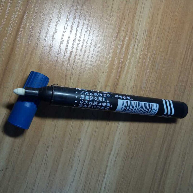Bolígrafo Invisible de punta redonda gruesa, marcador de Tinta UV ultravioleta, incoloro, papelería escolar, oficina, 1 unidad