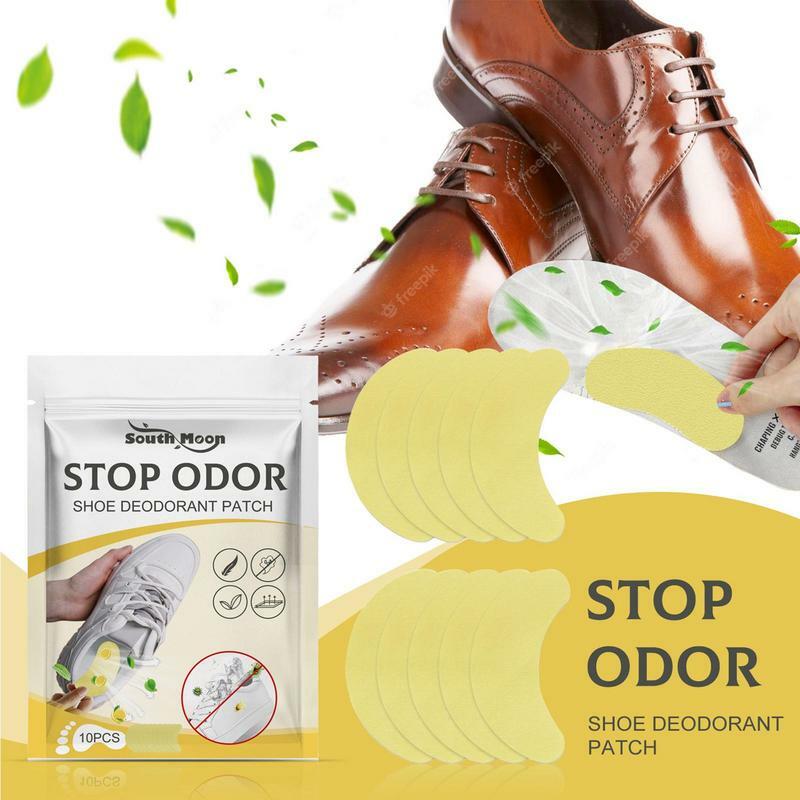 Sapato Deodorizer Insert Com Natural Perfume De Limão, Desodorizantes Sneaker, Sapato Odor Eliminator, 10Pcs
