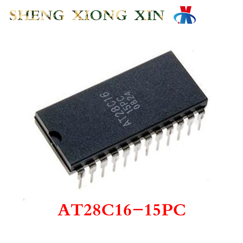 5개/롯트 100% 새로운 AT28C16-15PC DIP-24 메모리 칩 AT28C16 집적 회로