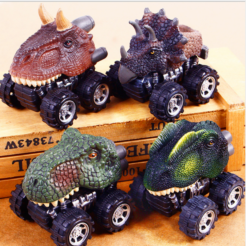 ไดโนเสาร์ดึงกลับของเล่น Dino รถของเล่นสำหรับเด็กยานพาหนะสำหรับ T-Rex ไดโนเสาร์เกมวันเกิดของขวัญเด็กวัยหัดเดิน