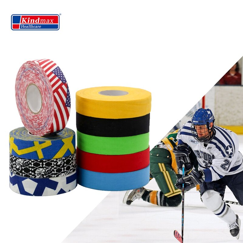 Kindmax Farbige Athletisch Eishockey Grip Band Hockey Stick Klebeband Gute Getriebe Shin Schutz Rolle für Fitness