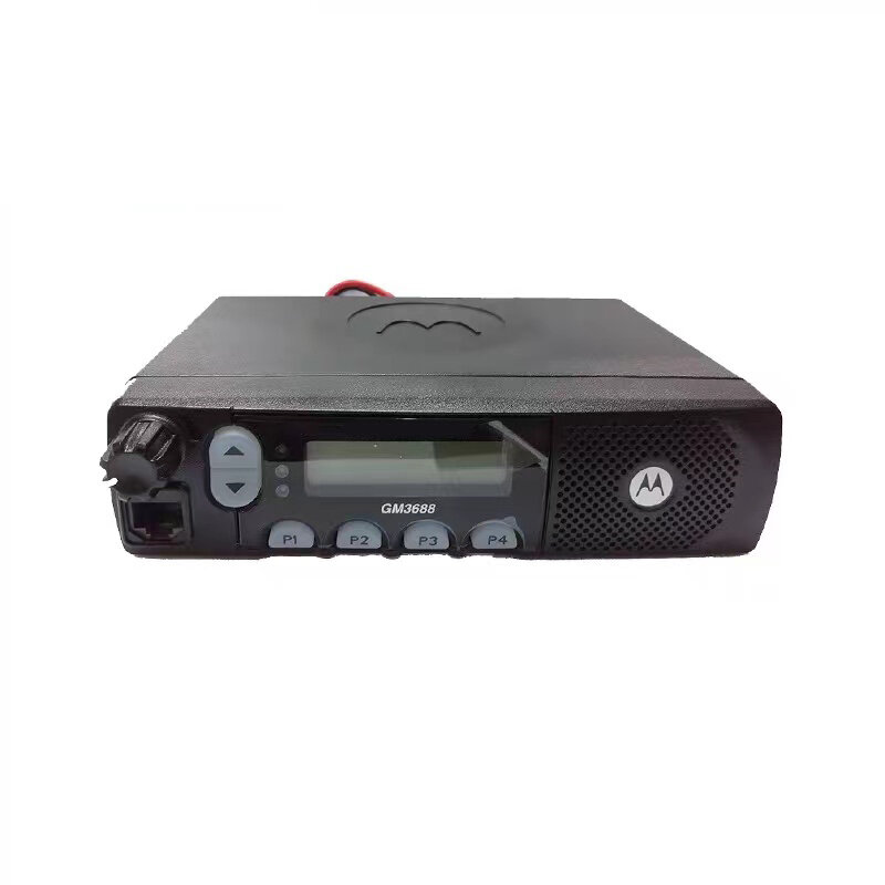 Motorola-walkie-talkie de 25 vatios de potencia, GM3688, GM3689, Radio Móvil para coche con teclado para CM160, EM400, CM300