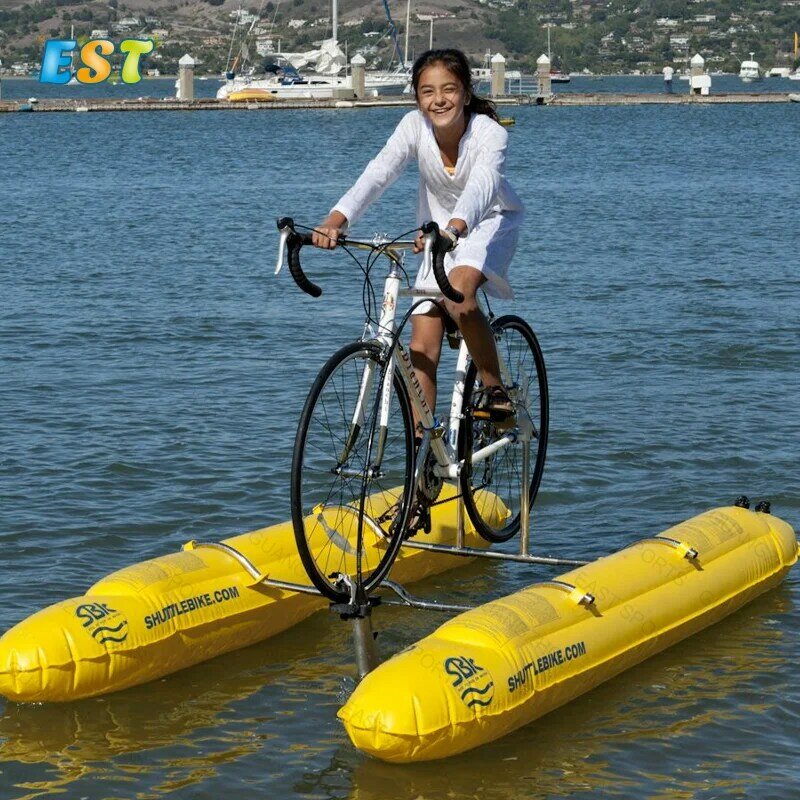 High Quality Sea Pedal Water Bike Lake Pedal  Inflatable Sea Banana Boat Tube For Sale