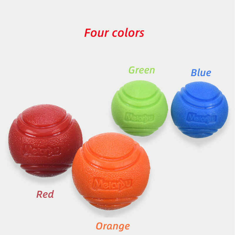 1PC Pet Dog Ball Bouncy Rubber Solid Ball Resistance To Dog Chew Toys Outdoor Throwing Recovery Training for Dogs Pet Supplies