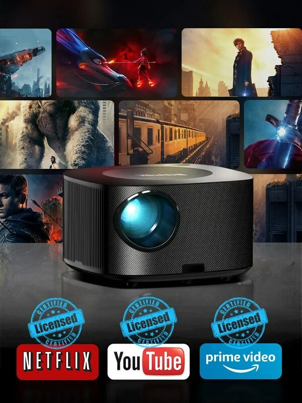BYINTEK-proyector de cine en casa X30, actualización de 1080P, Full HD, con licencia de Netflix, sistema de TV AI, enfoque automático, Dolby, inteligente, WIFI, LCD, LED