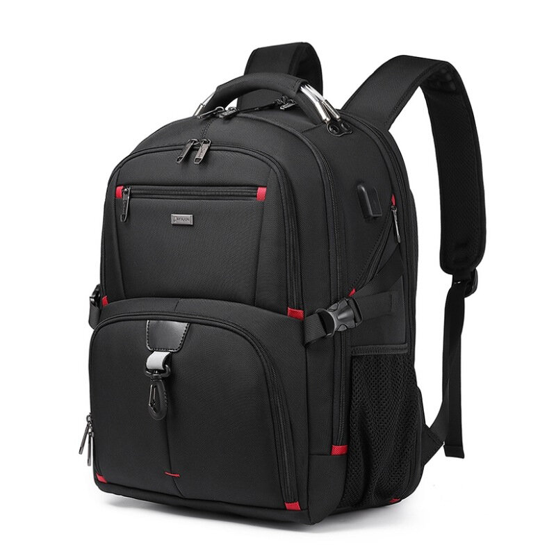 Sac à dos étanche de grande capacité pour hommes, sacs à dos d'affaires pour ordinateur portable 16 pouces, sacs de voyage multifonctions, chargement USB
