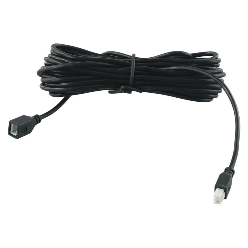 Car Parking Sensor Extension Cable Black 4 Meters Extension Cable Cord Wire For Car Parking Sensor Accessories Plastic And Elect
