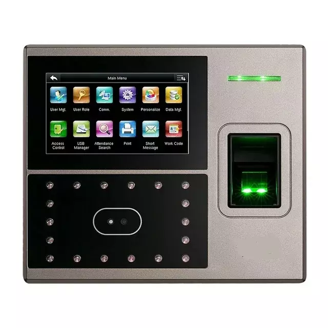 ZK uFace800 3,000 pembaca wajah biometrik, kontrol akses pintu, mesin absensi sidik jari pengenalan wajah