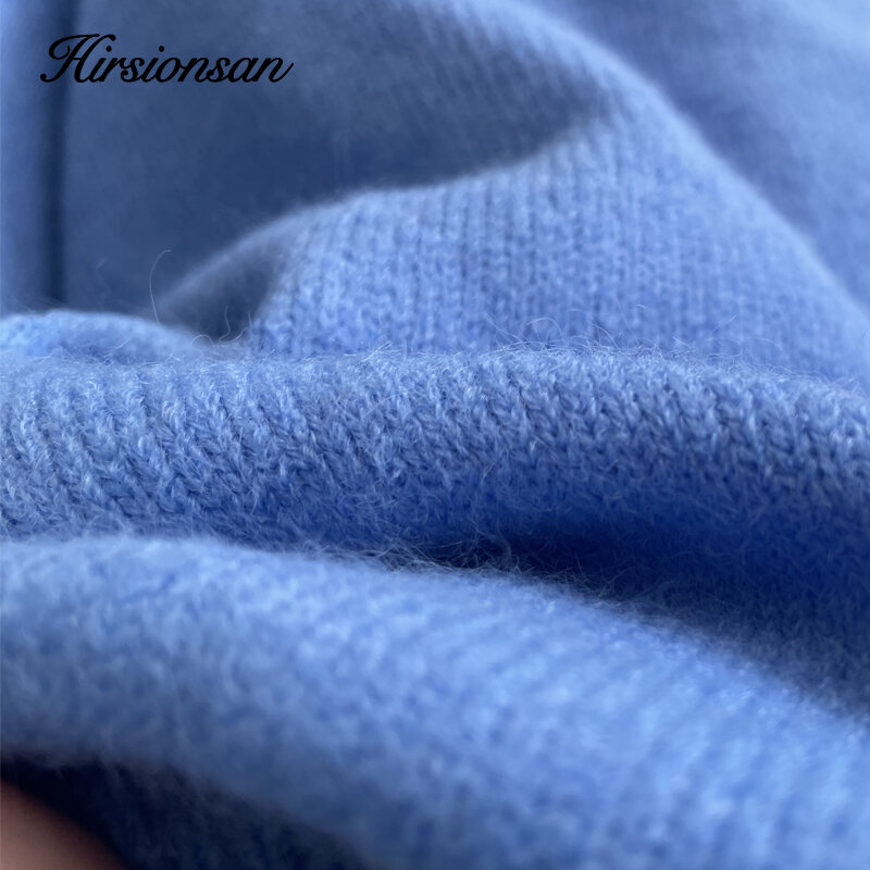 Пуловер кашемировый женский hilsionsan, Осень-зима, вязаный, мягкий, свободный