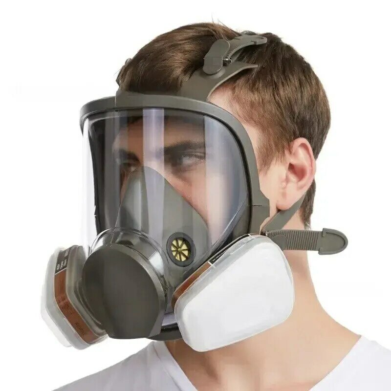 Máscara Anti-Fog Gás com Formaldeído, 6800, Pintura Industrial, Spray, Vacinação, Segurança, Trabalho, Filtro de Poeira, Proteção Integral para o Rosto, Formaldeído
