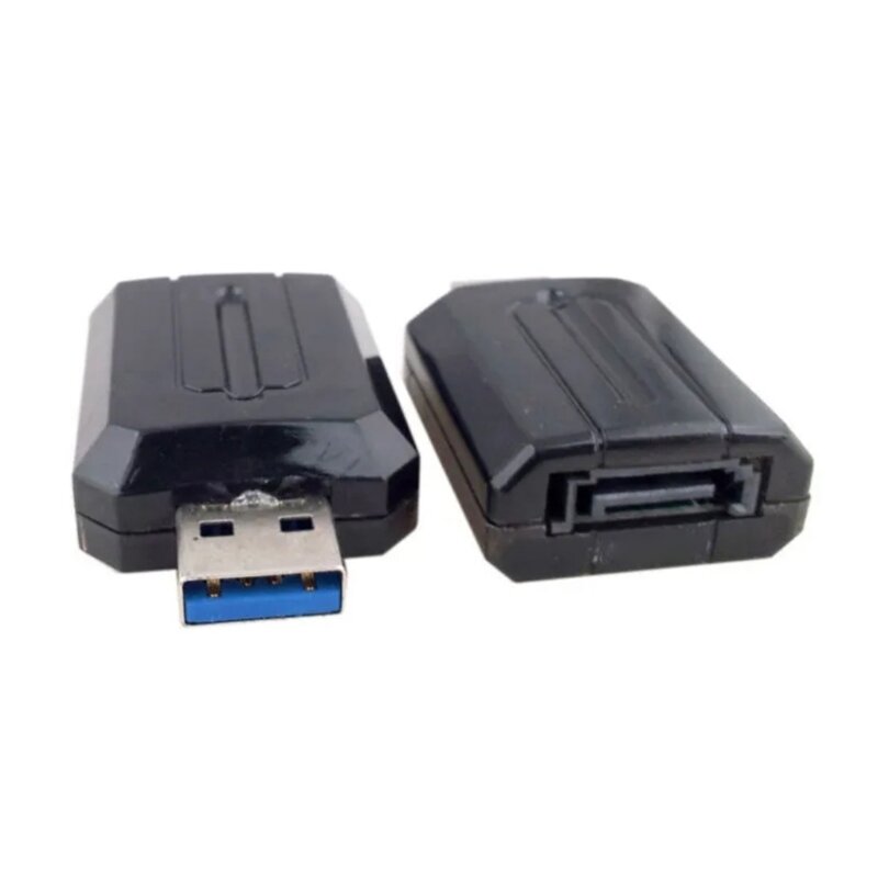 Adaptateur USB 3.0 vers SATA en matériau ABS/connecteurs de convertisseur USB 3.0 vers eSATA avec jeu de puces JM539 livraison à