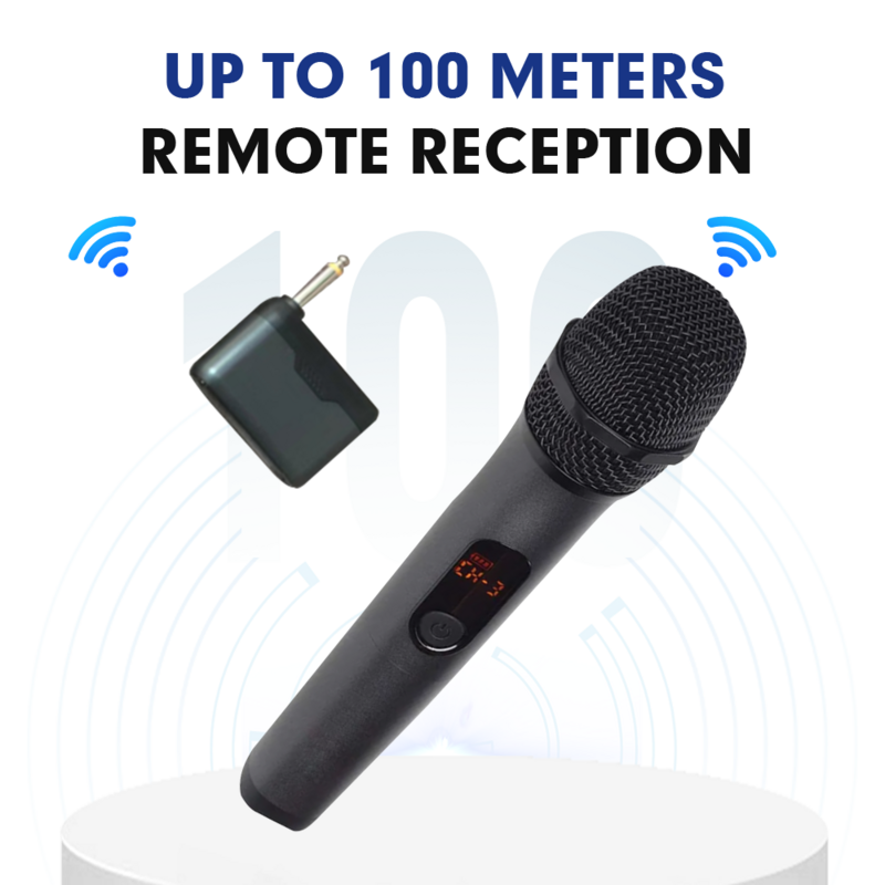 Mikrofon bezprzewodowy z możliwością ładowania do śpiewania, karaoke JB, podwójny bezprzewodowy ręczny dynamiczny bezprzewodowy