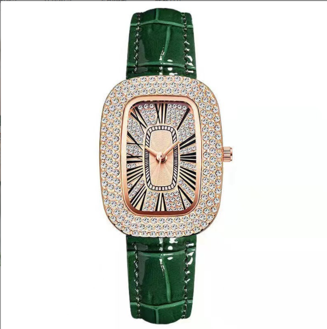 Модные женские часы классические полностью кристаллические часы классические квадратные часы новые часы
