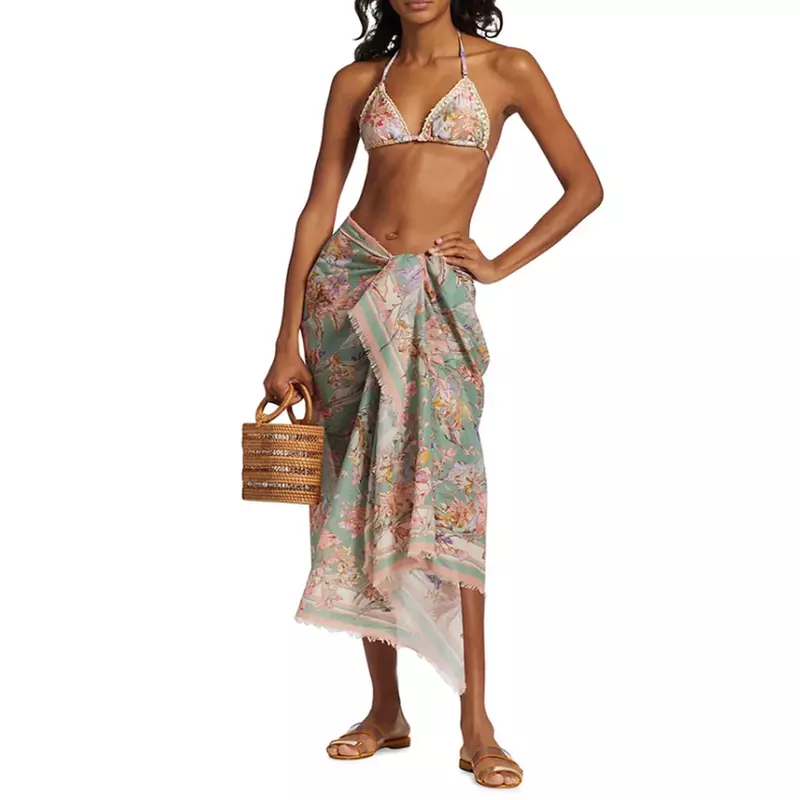 2024 costume da bagno fiore stampato costumi da bagno vacanza Beachwear Designer costume da bagno estate Surf Wear Bikini di lusso donna Beachwear