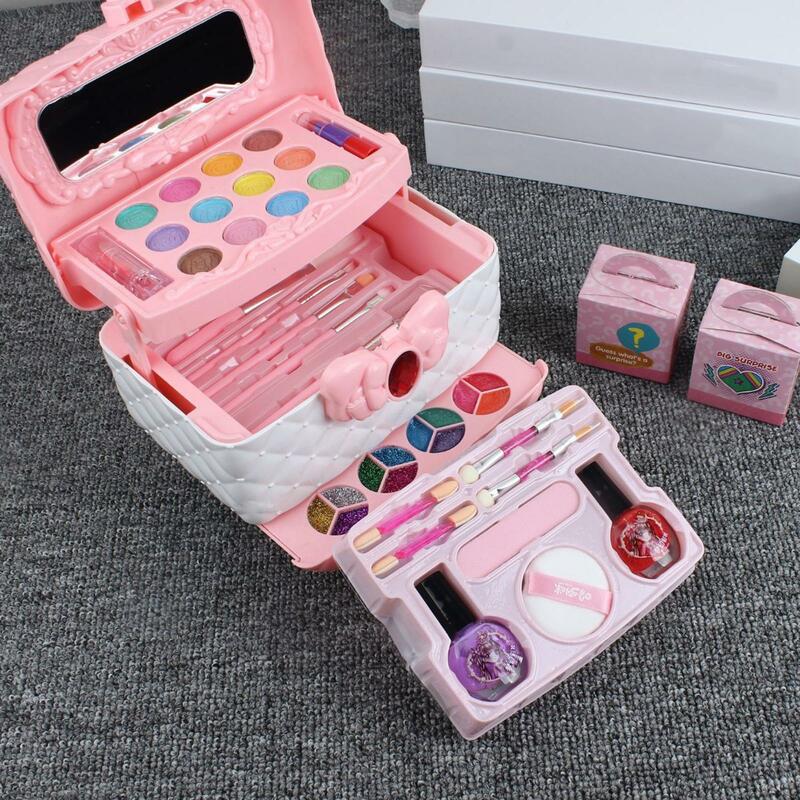 Kinder Make-up Set simuliert wasch bar Make-up Set Spielzeug für Kleinkinder Kinder Mädchen