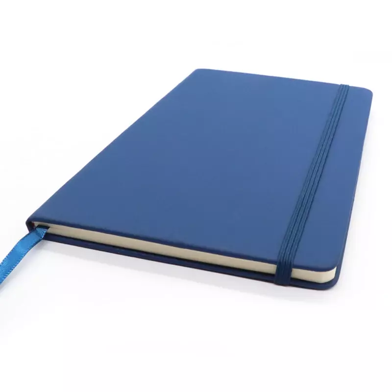 Producto personalizado Cuaderno de tapa dura promocional, cuaderno personalizado de cuero PU con logotipo, tamaño A5, barato