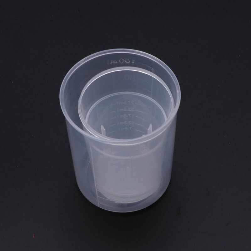 3Pcs Clear Epoxy Mixing Cups Paint Cups for DIY Epoxy Resin Crafts 30 50 100ML