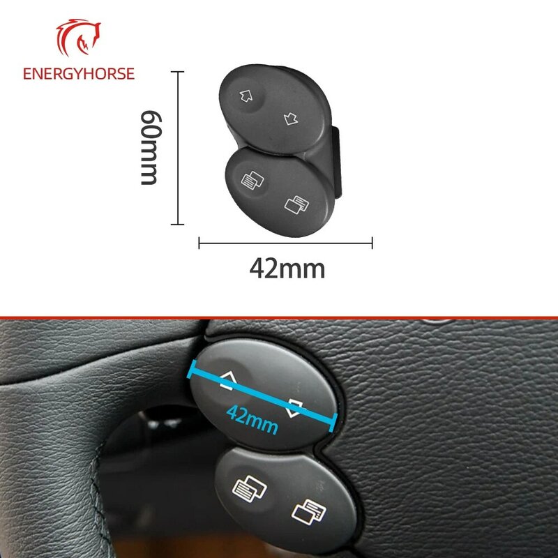 Botones de Control multifunción para volante de coche, botones de Control para Mercedes Benz E G CLS W211 W463 W209 W219 2308202310