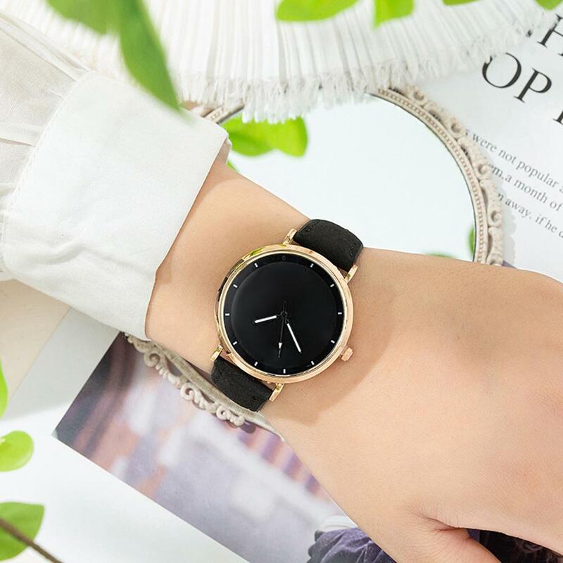 Student Watch Quartz Wristwatch High Accuracy Student Quartz Watch with Adjustable Faux Leather Strap Lightweight Unisex for No