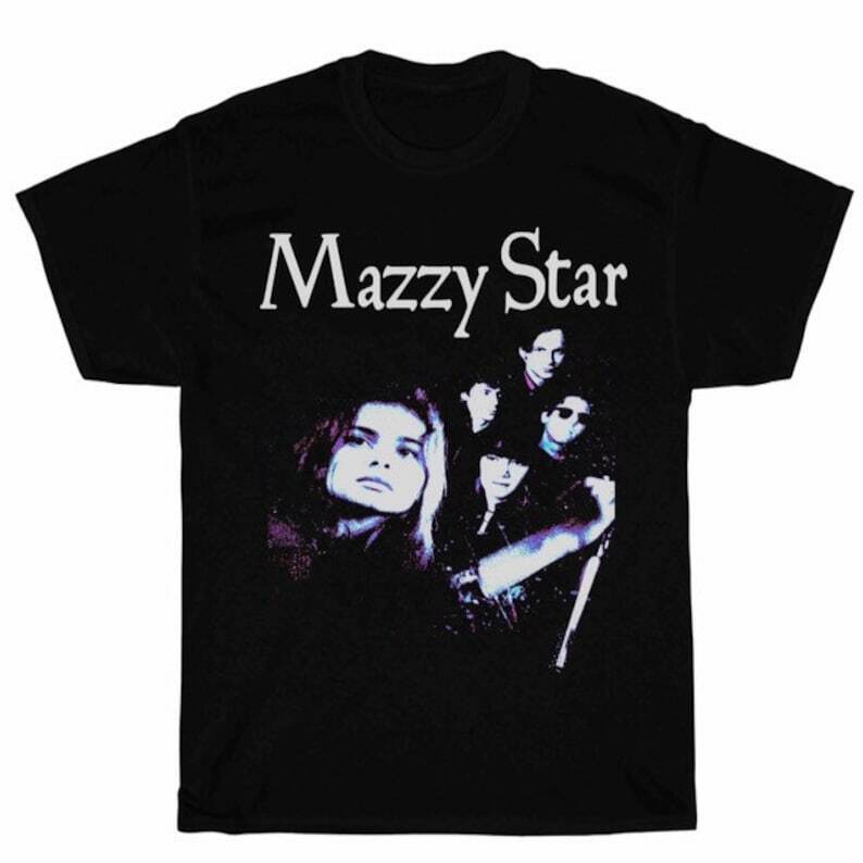 Mazzy Star kaos dewasa reguler Fit o-necked T-shirt klasik baju pria