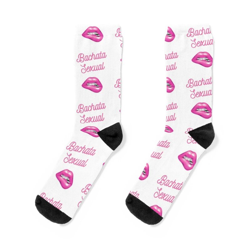Bachata Sexual lips 2 Socks aesthetic luxury professional running Socks For Man Women's