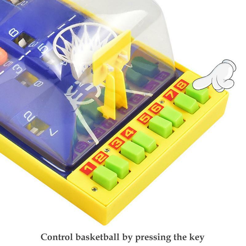 Permainan basket Mini Desktop bola tembak kompetisi teka-teki jari mainan olahraga untuk pesta papan permainan anak-anak hadiah lebih dari 3 tahun
