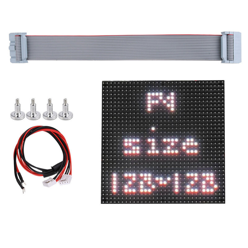 128*128mm P4 kolorowy Panel wyświetlacz LED modułu LED do wyświetlania baner reklamowy ekran LED do instalacji zewnętrznej 1024 kropek