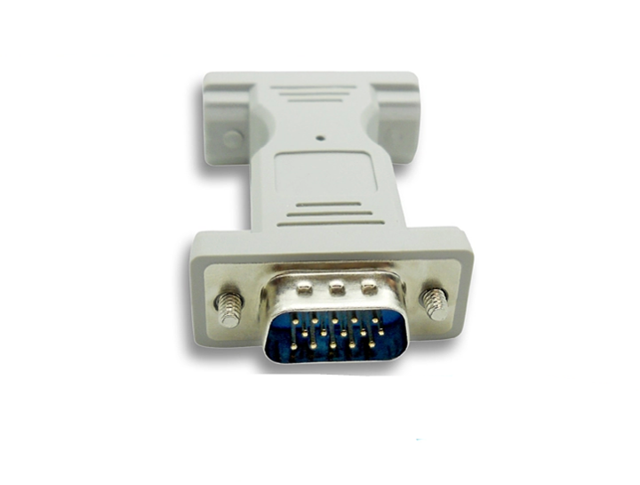 Kabel Komunikasi Adaptor Port Serial VGA 15-Pin Ke DB9 Lubang Adaptor 15 Jantan Ke DB9 Betina