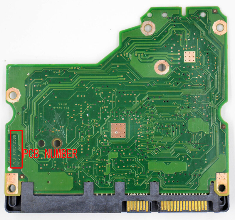 HDD PCB untuk Seagate / SMAJ-1 PCB 100513586 REV A / 100513590