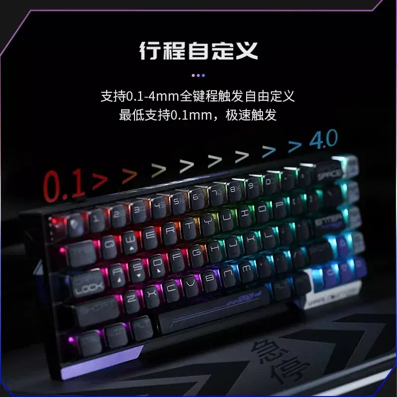 Varmilo Victory Keyboard Mekanikal berkabel, Keyboard sakelar magnetik terlaris RGB Backlit Esport dapat disesuaikan hadiah Keyboard bermain game