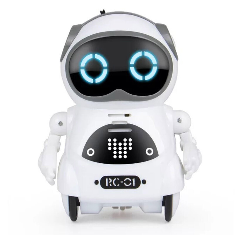 Mini Robot inteligente de juguete para niños pequeños, juguete divertido para cantar, bailar, contar historia, Actividad Preescolar