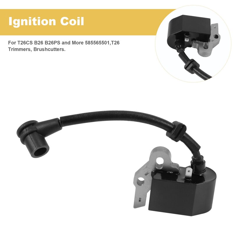Ignition Coil for McCulloch T26CS B26 B26PS and More 585565501,T26 Trimmers, Brushcutters