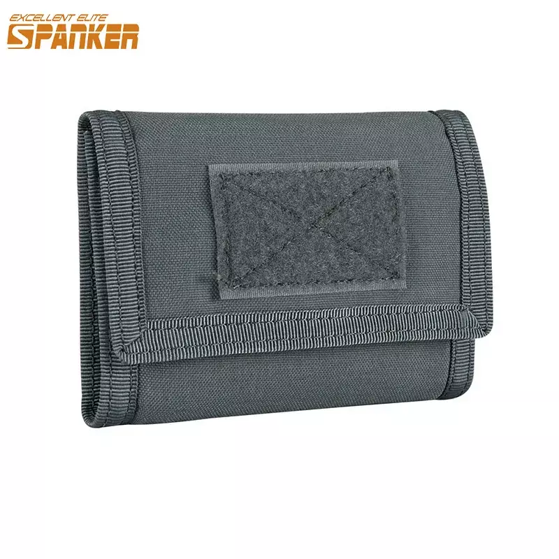 Znakomity ELITE SPANKER Tactical portfel Trifold portfele dla mężczyzn etui na dowód osobisty ID portfel na karty kredytowe przenośny