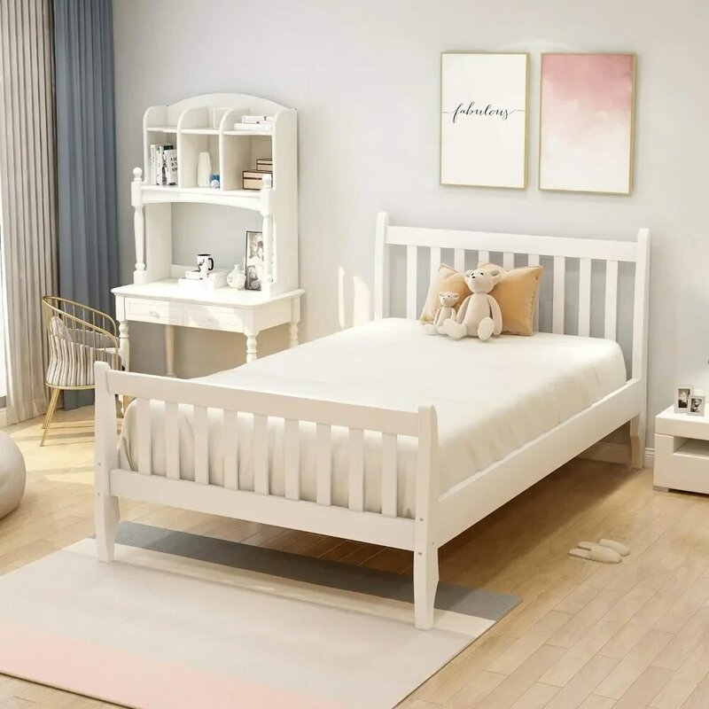Struttura del letto per bambini, fondazione del materasso con struttura a piattaforma, struttura del letto per bambini