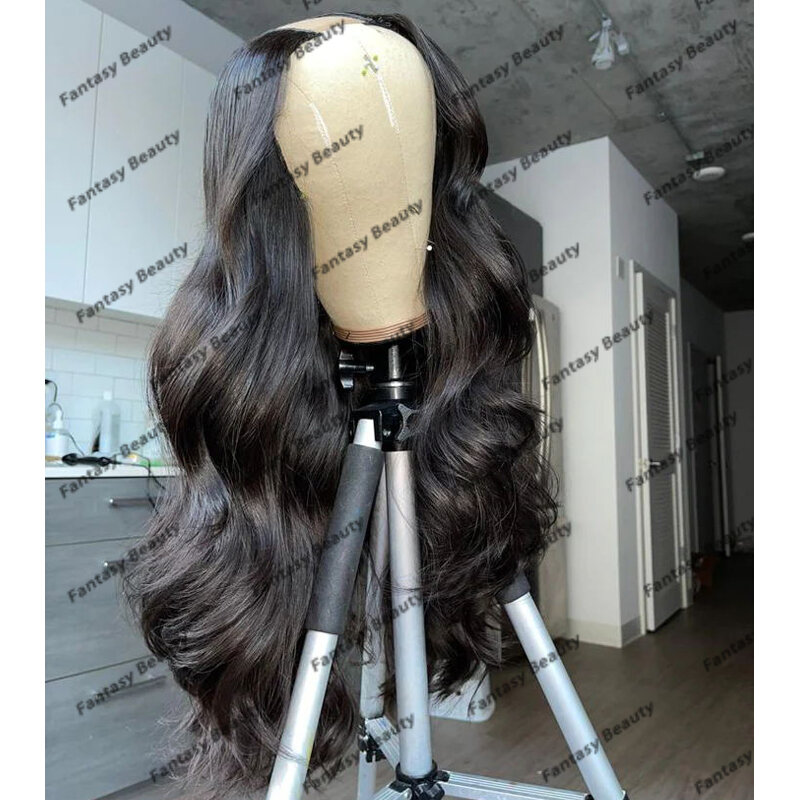 ブラジルの人間の髪の毛のかつら,調整可能なストラップ付きの正方形のカットなしのヘアピース,ヘアピース100% 密度,6つのクリップ付き