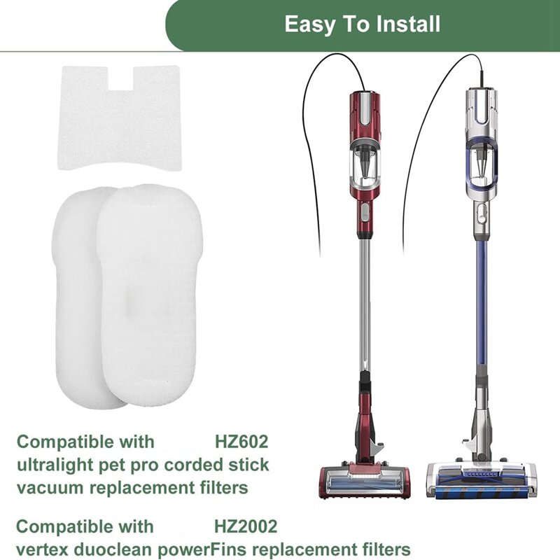 For Shark HZ602 Filter Replacement Parts Ultralight Pet Pro Corded Stick Vacuum For HZ2000 HZ251 HZ250 HH200 HH202