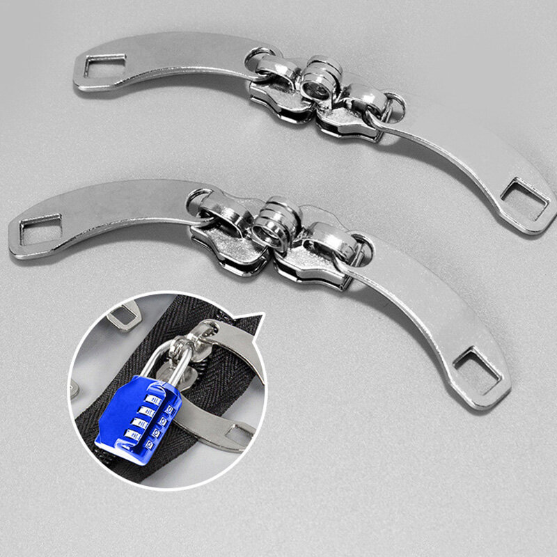 1 Par Zipper Kits de Reparação Cabeça Zipper Pull Slider Zipper Slider 5 #/8 #10 # Metal DIY Mala Para Roupas Acessórios Saco