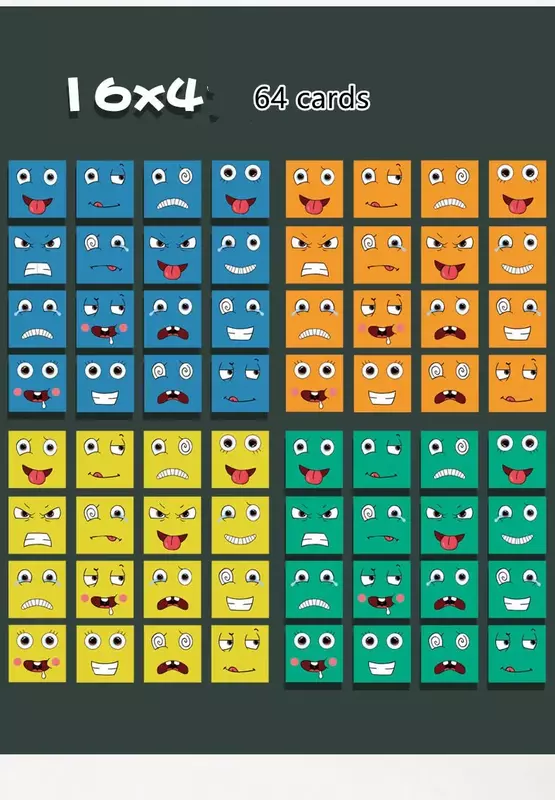 Gesichts wechsel Würfel Spiel Spielzeug Montessori Ausdruck Puzzle Bausteine Spielzeug frühes Lernen pädagogisches Match Spielzeug für Kinder Spielzeug