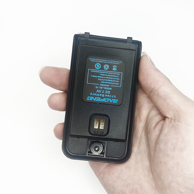 BAOFENG UV-16 PLUS Walkie Talkie Battery High Capacity Battery for UV16 Radio High Power Profesional Handheld Transceiver