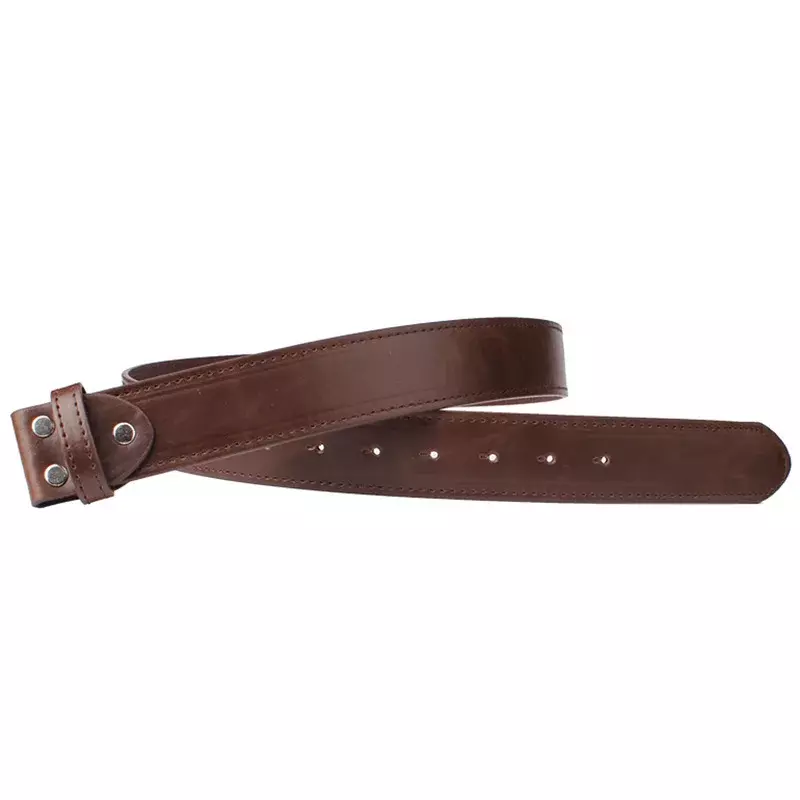 Cinturón de cuero PU sin hebilla para hombre, accesorios de cinturón DIY, 3,8 cm