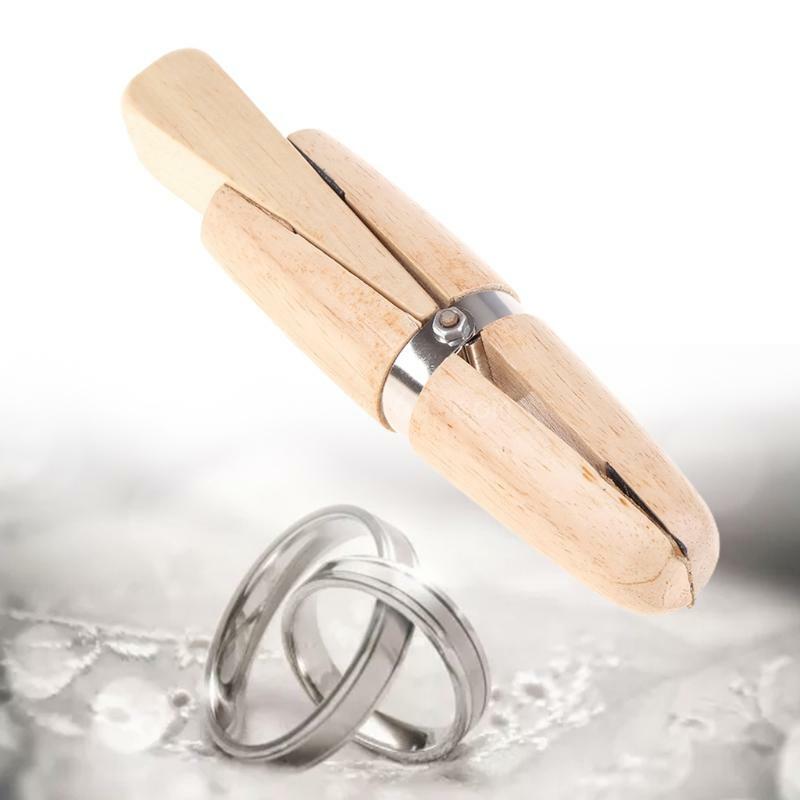 Ringklemme aus Holz für Juweliere, Schmuckherstellung, professionelles Handwerkzeug zum Polieren und Reparieren von Ringen