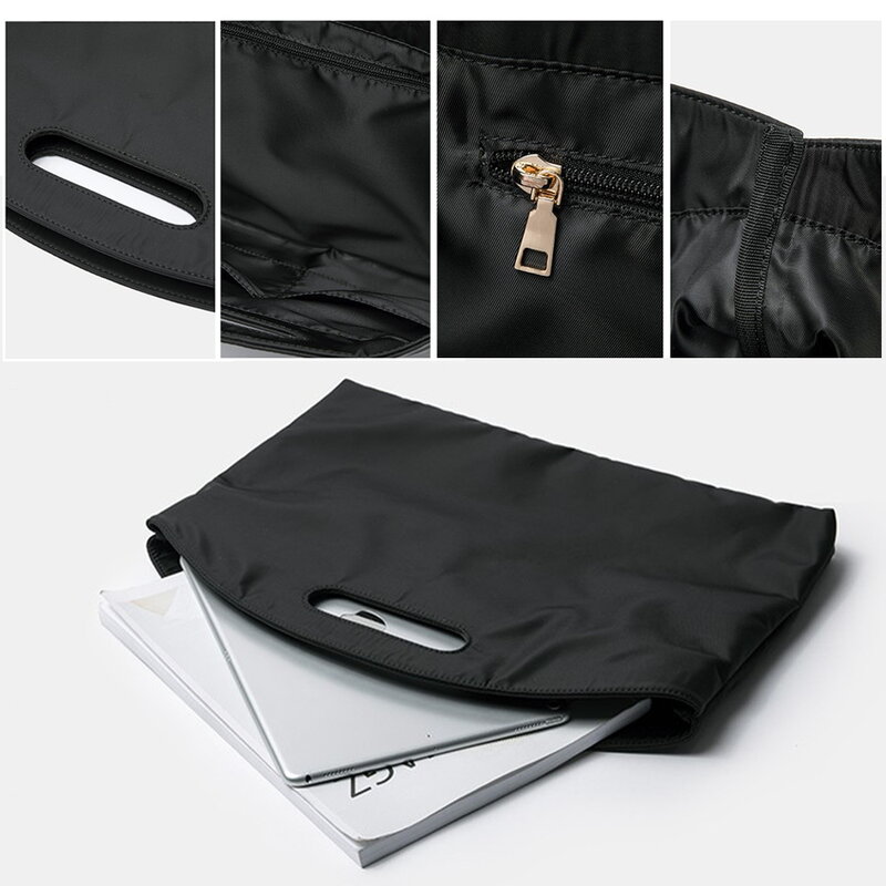 Briefcases ธุรกิจกระเป๋าถือผนังรูปแบบขนาดใหญ่สำนักงาน Totes Organizer กระเป๋าสำหรับ Pro 13นิ้ว MacbookHuawei