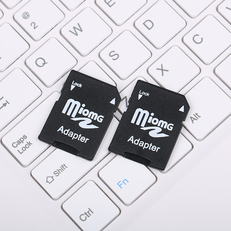 Adaptor konverter kartu memori, 5 buah Micro SD Trans Flash TF ke SD HC hitam