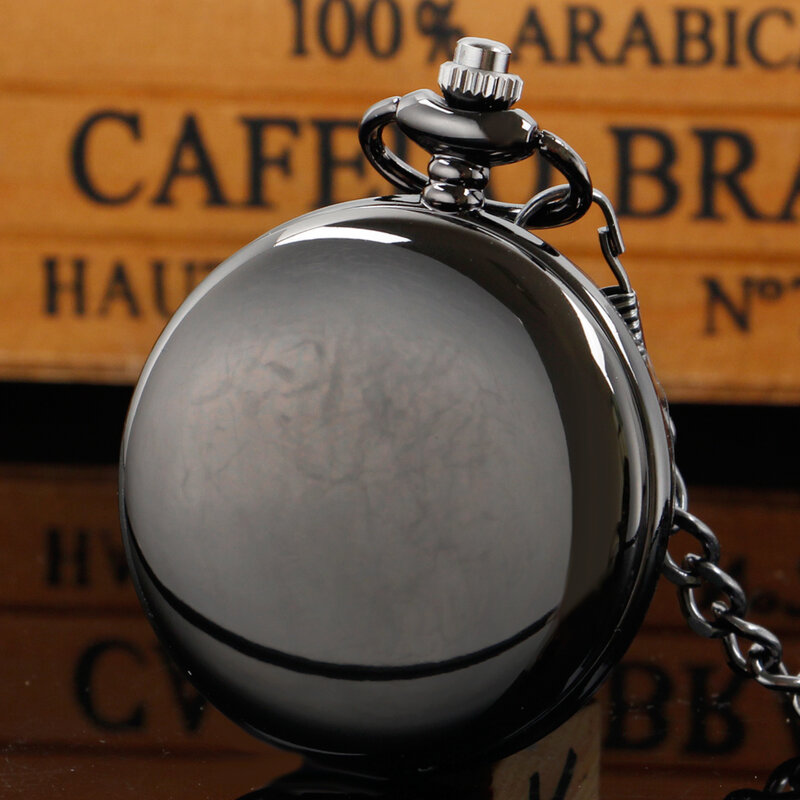 Современные чувствительные гладкие кварцевые карманные часы в стиле ретро мужские часы на цепочке для свитера для мужчин лучший подарок