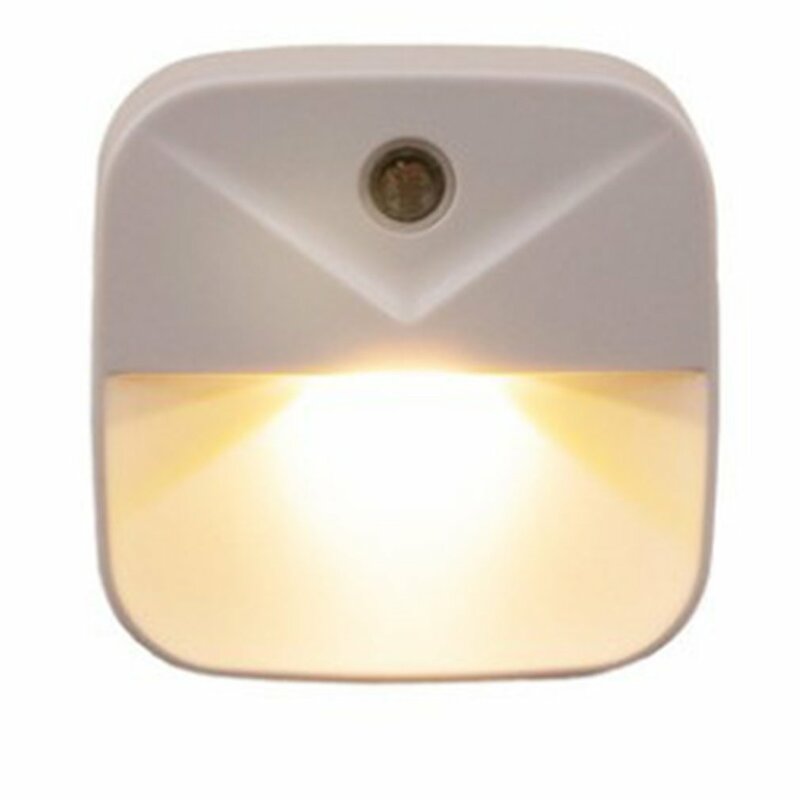Luces LED de noche con enchufe europeo, luz de gabinete regulable para bebé, mesita de noche, dormitorio, pasillo, lámpara de noche inalámbrica, iluminación