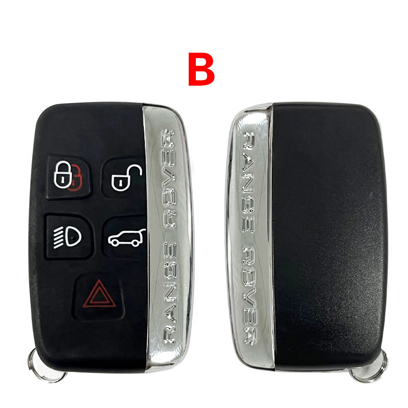 CS004011 Replacement Key Shell With Emergency Key Fit For Land Rover Range Rover Evoque Sport LR4 JLR Smart Key Case Replace